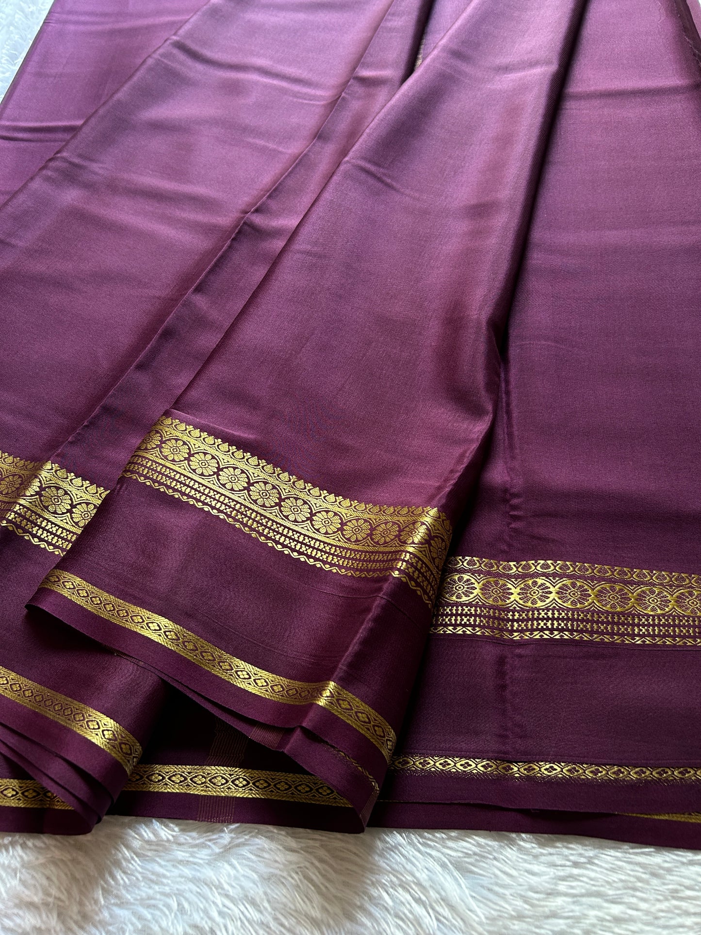 Daamini : Solid Deep Plum