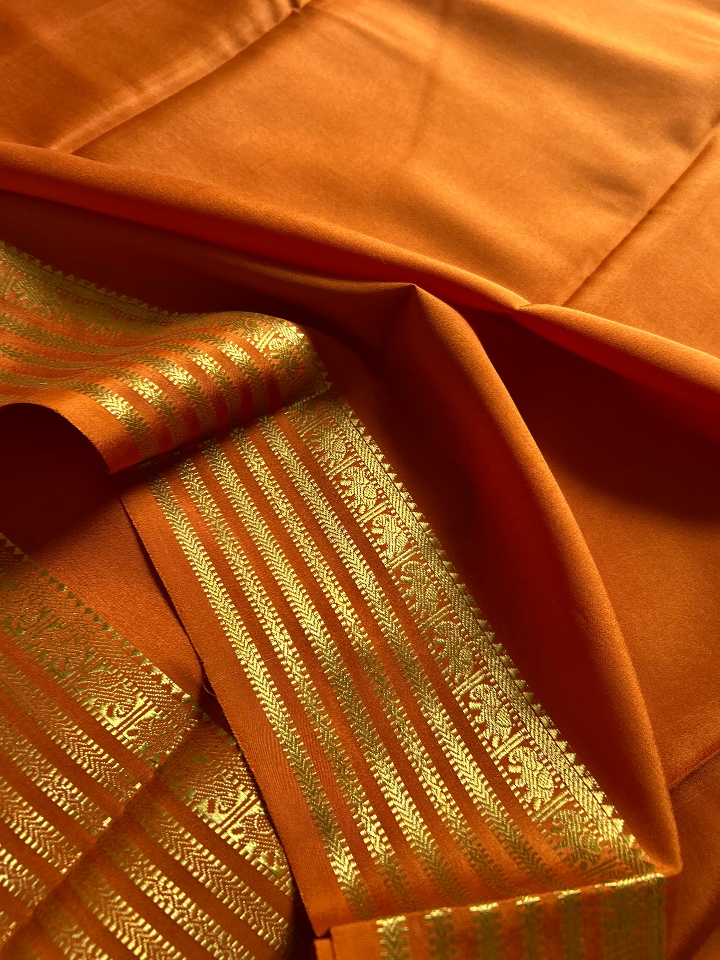 Soujanya : Solid Orange