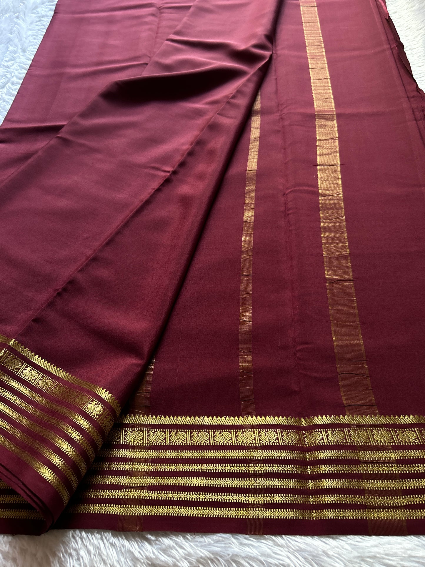 Soujanya : Solid Chocolate brown