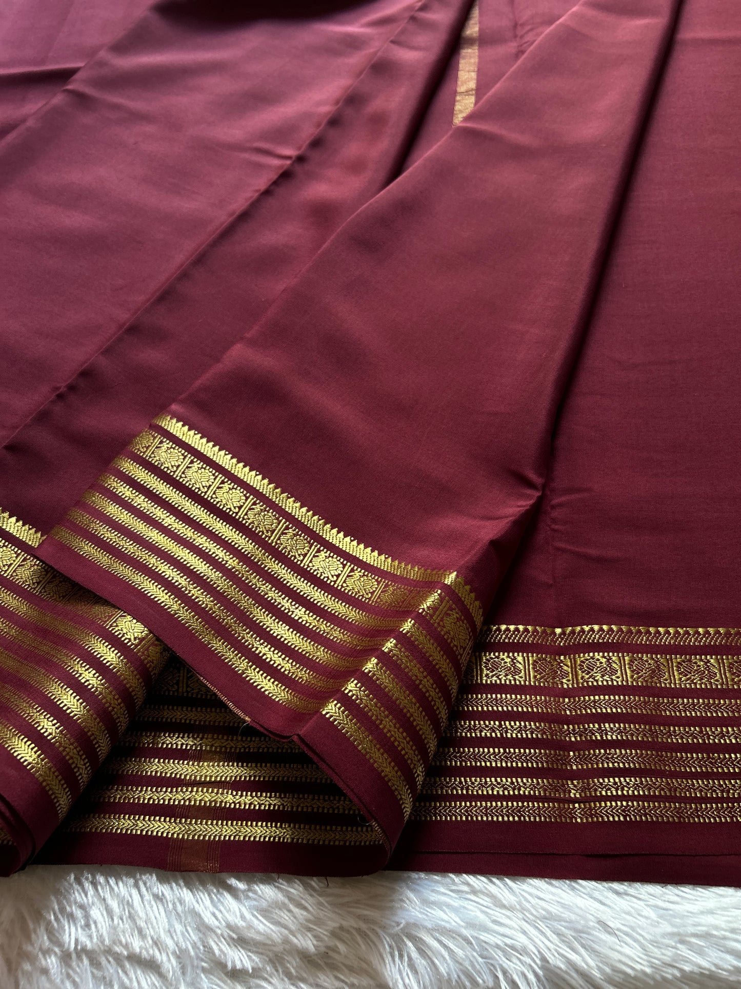 Soujanya : Solid Chocolate brown