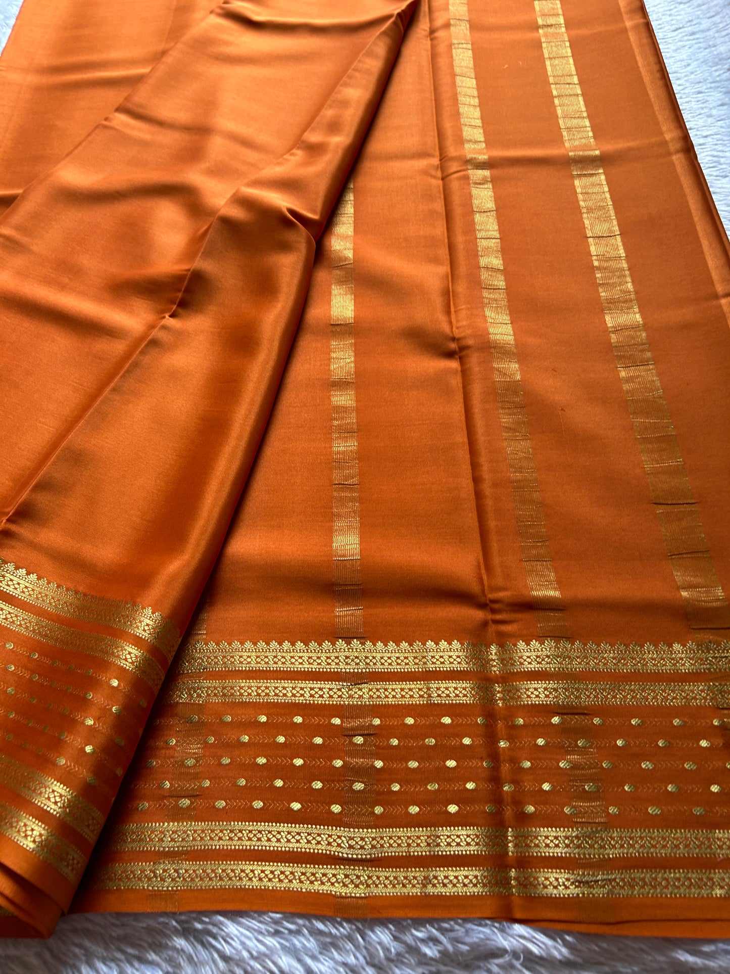 Aradhya : Solid orange