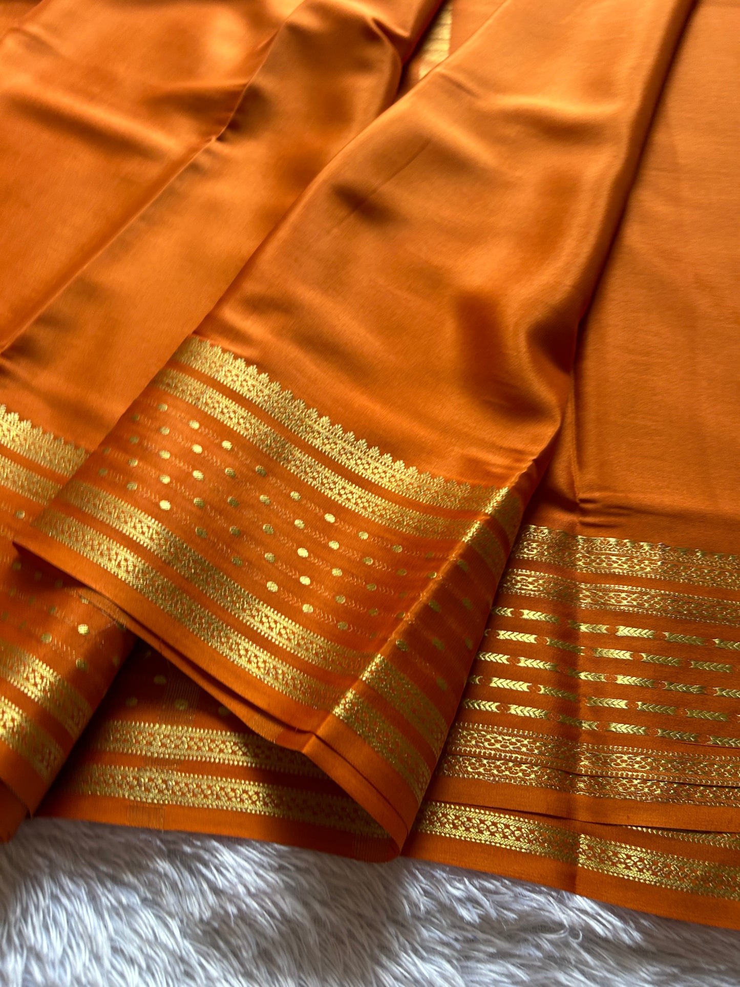 Aradhya : Solid orange