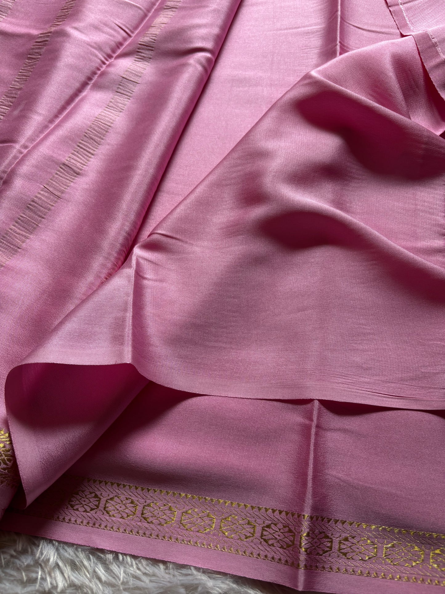 Rudrakshi : Solid Baby pink