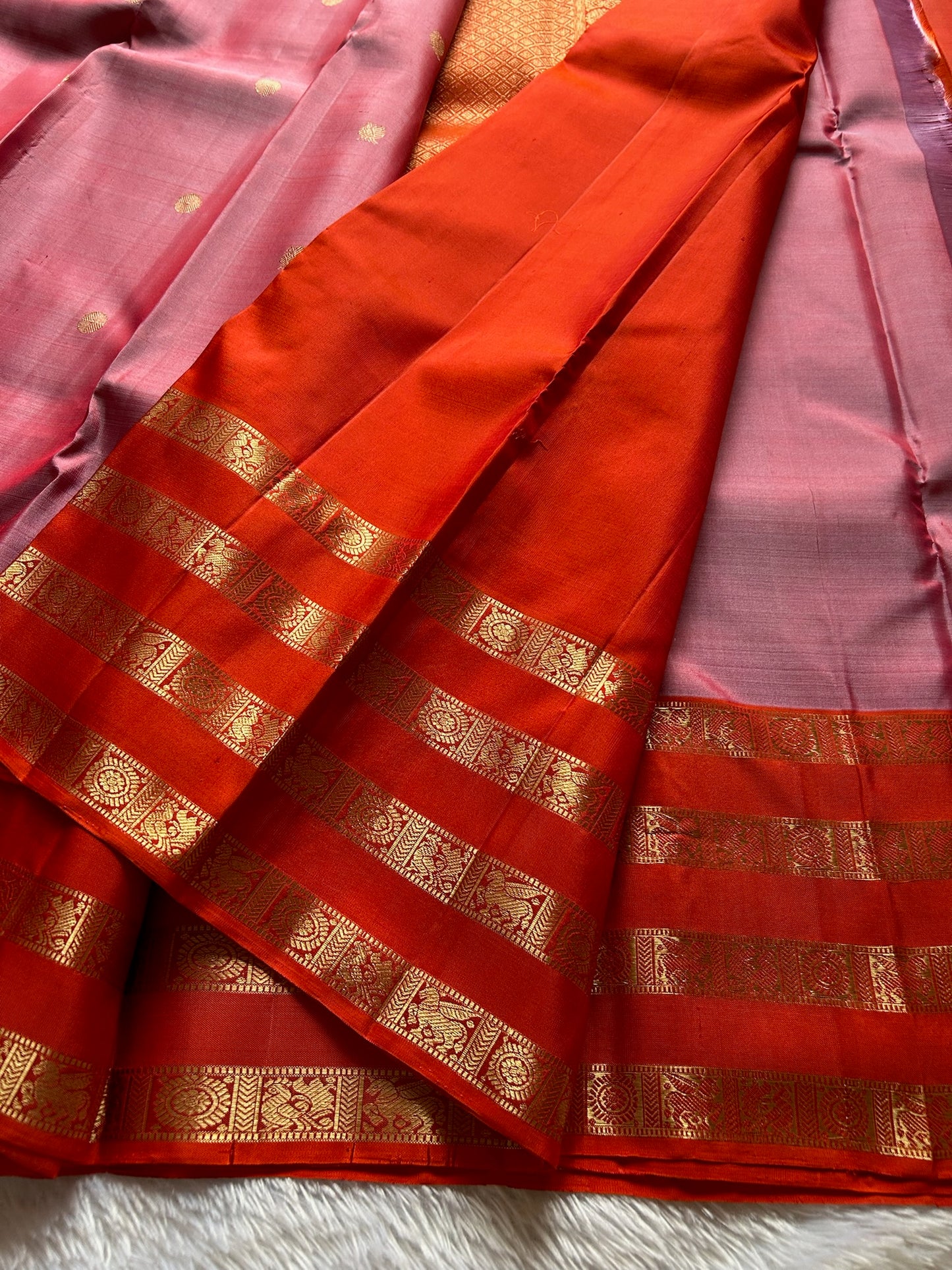 Kankana (2D) : Flamingo pink-dark orange