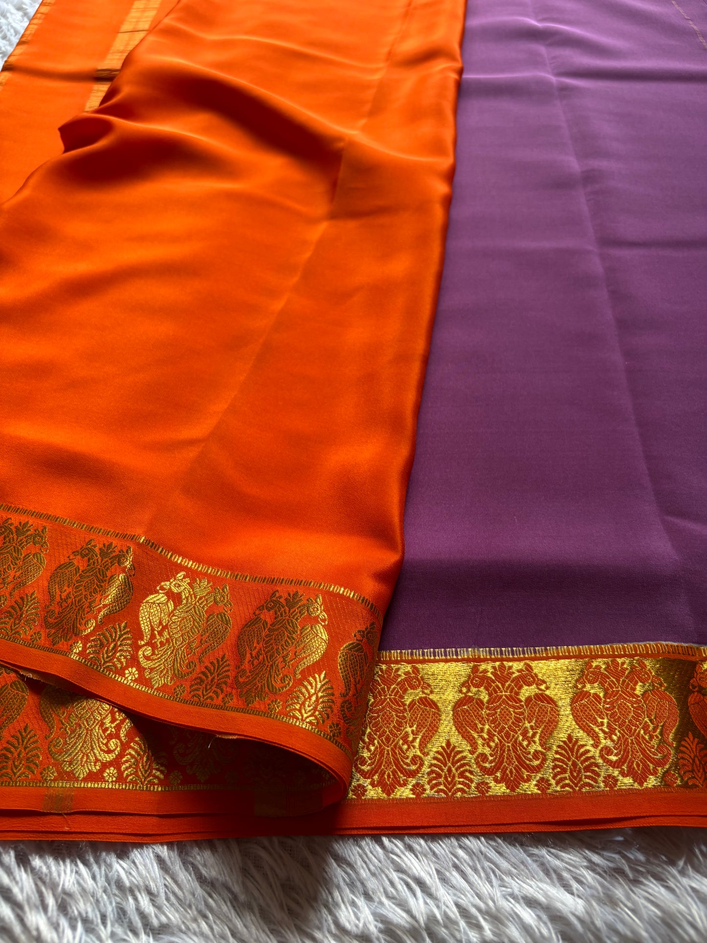 Veera (2D) : Mauve -orange