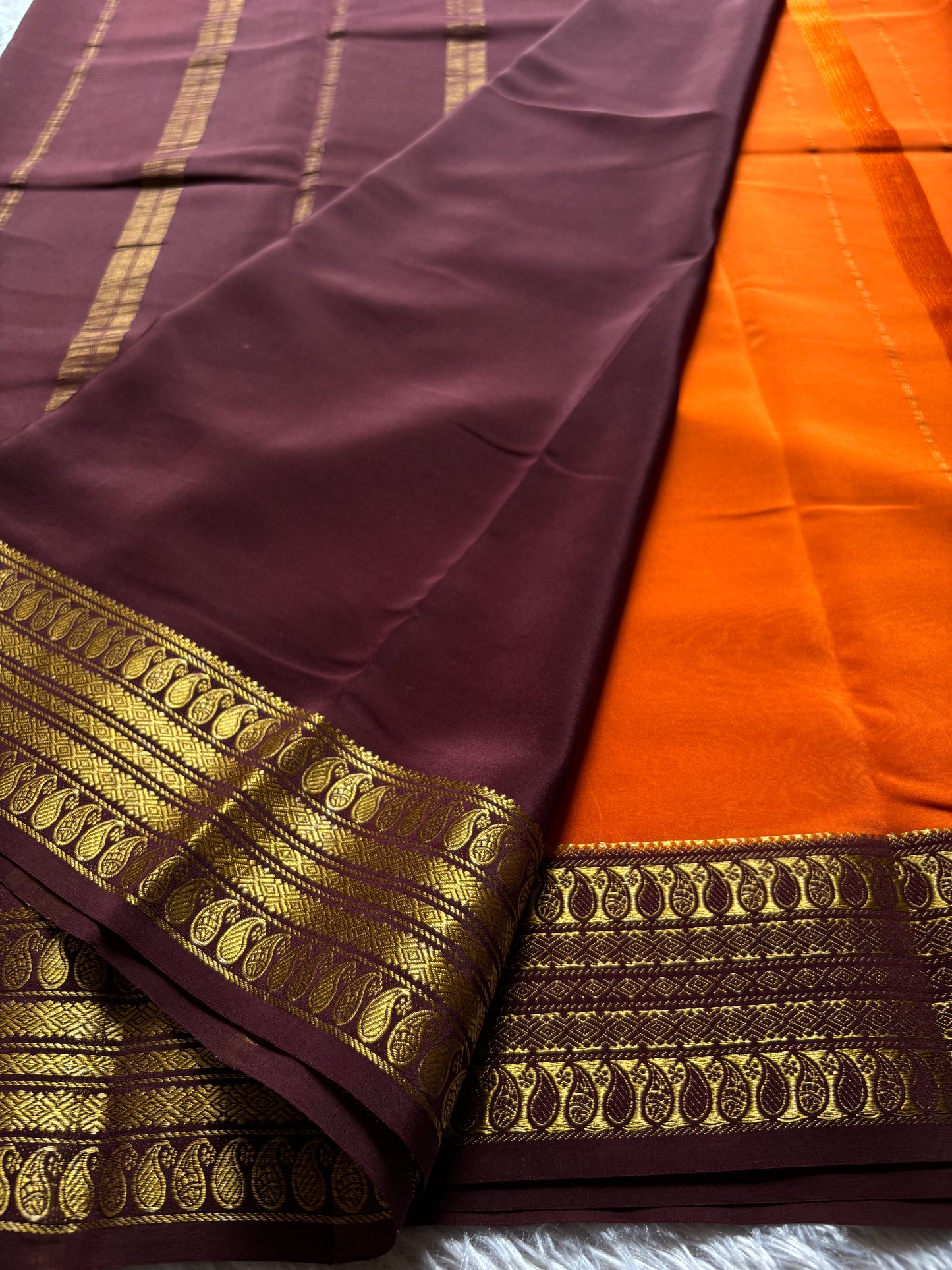 Maithili (2D) : Orange-chocolate brown