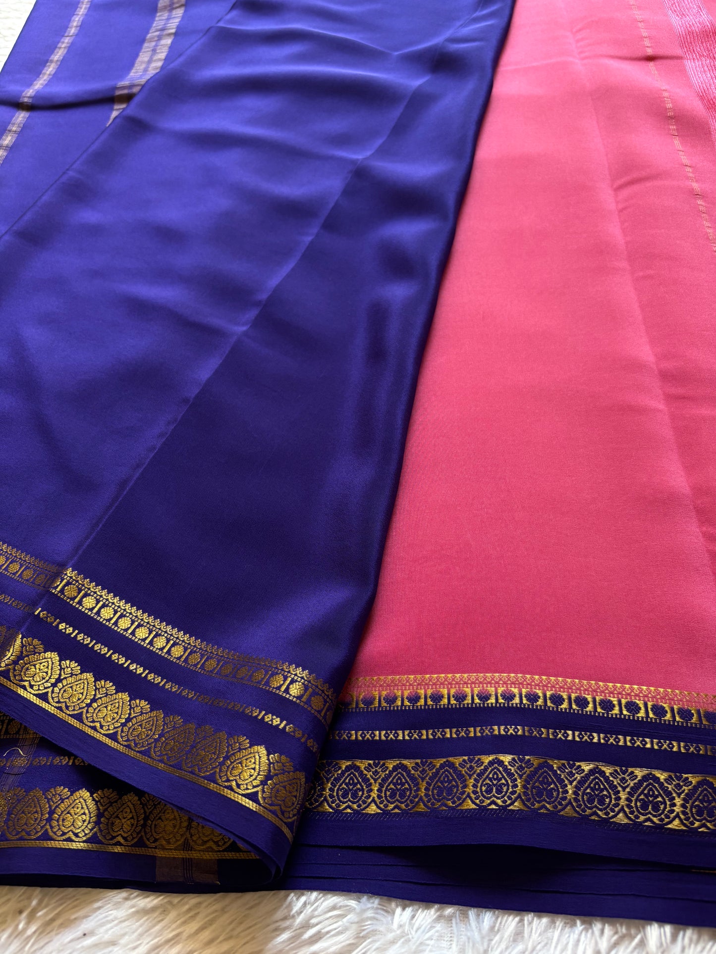 Rohini (2D) : Hot Pink-dark blue