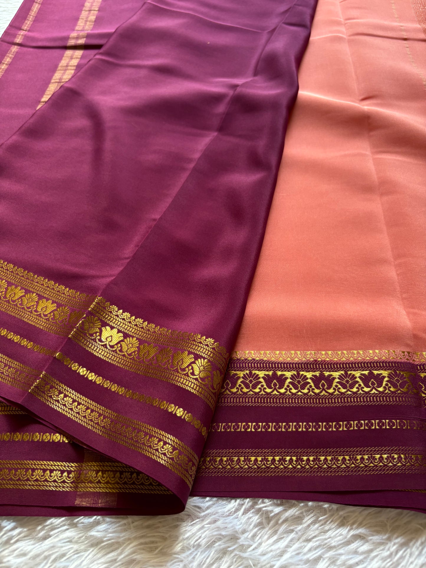 Padmaja (2D) : Peach-deep wine