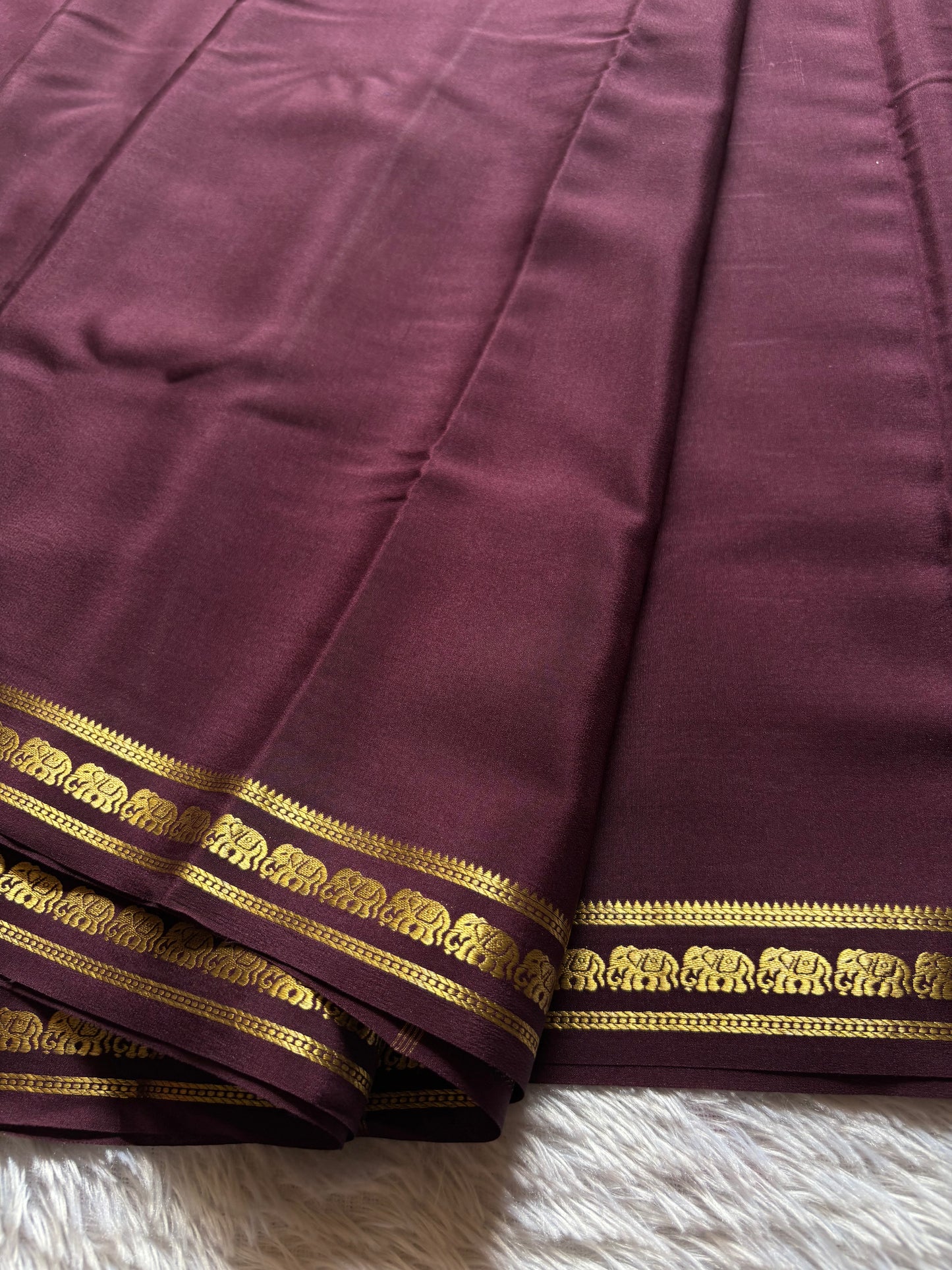 Anjana : Solid Chocolate brown