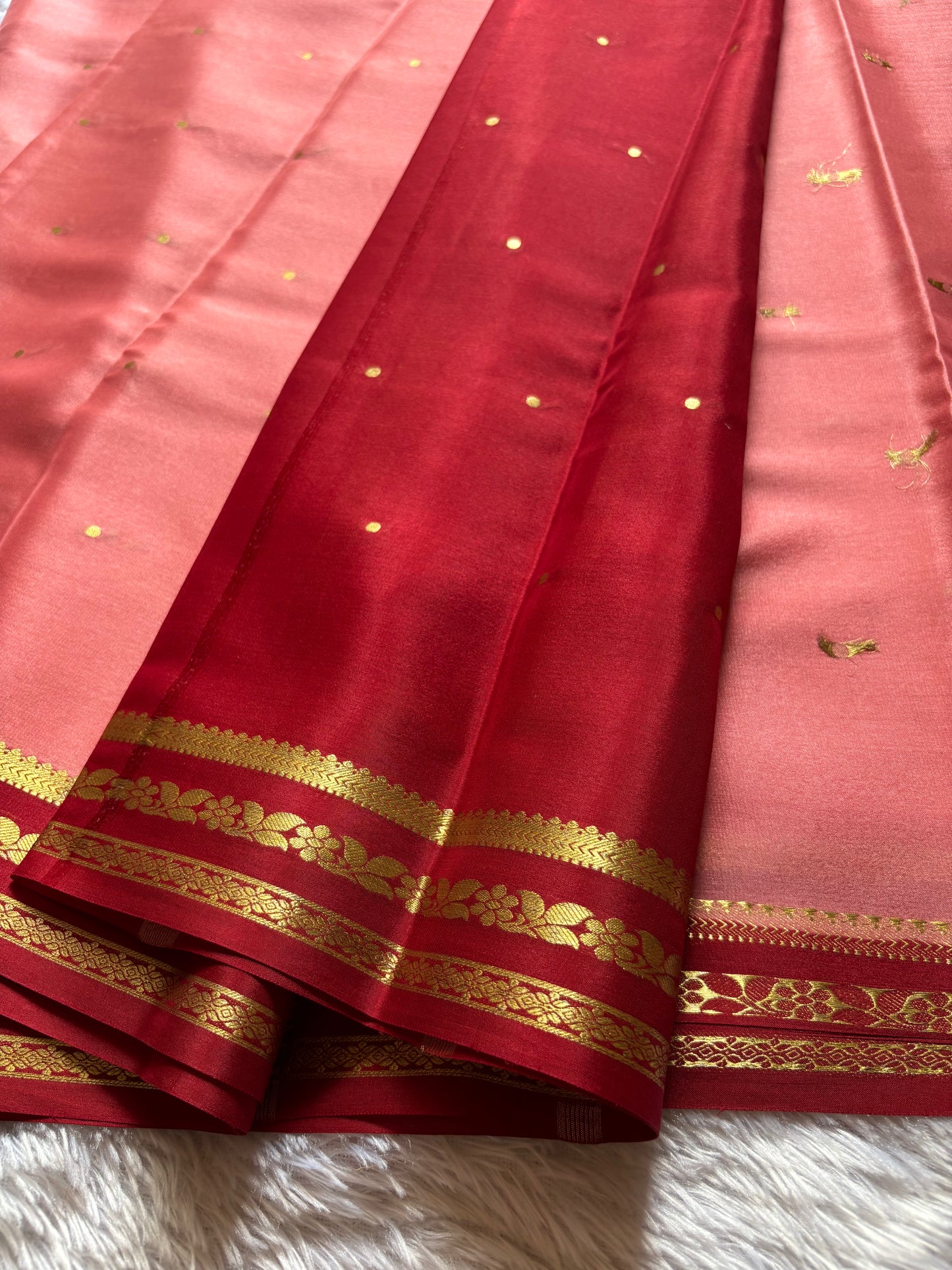 Anjali (2D) : Peach-maroon