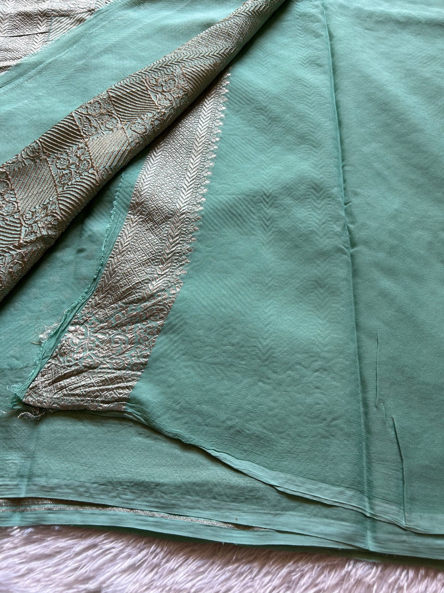 Myra : Solid Pastel mint green