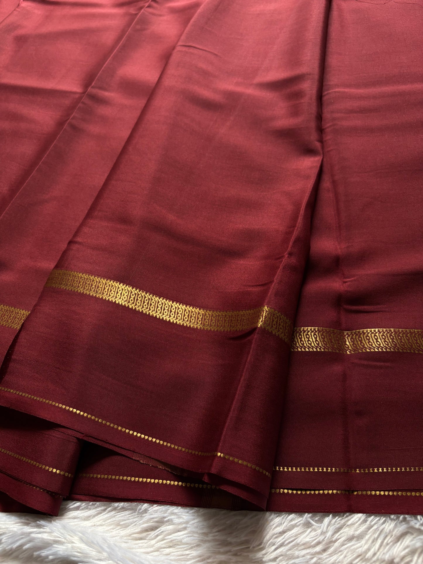 Vibha : Solid Maroon