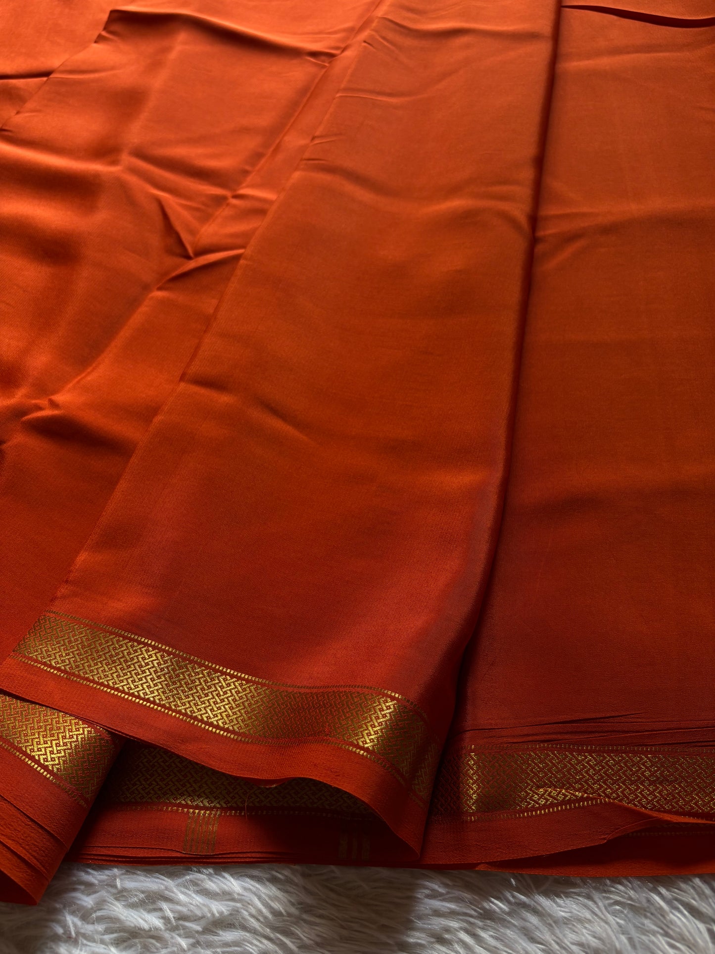 Nivedha : Solid Orange