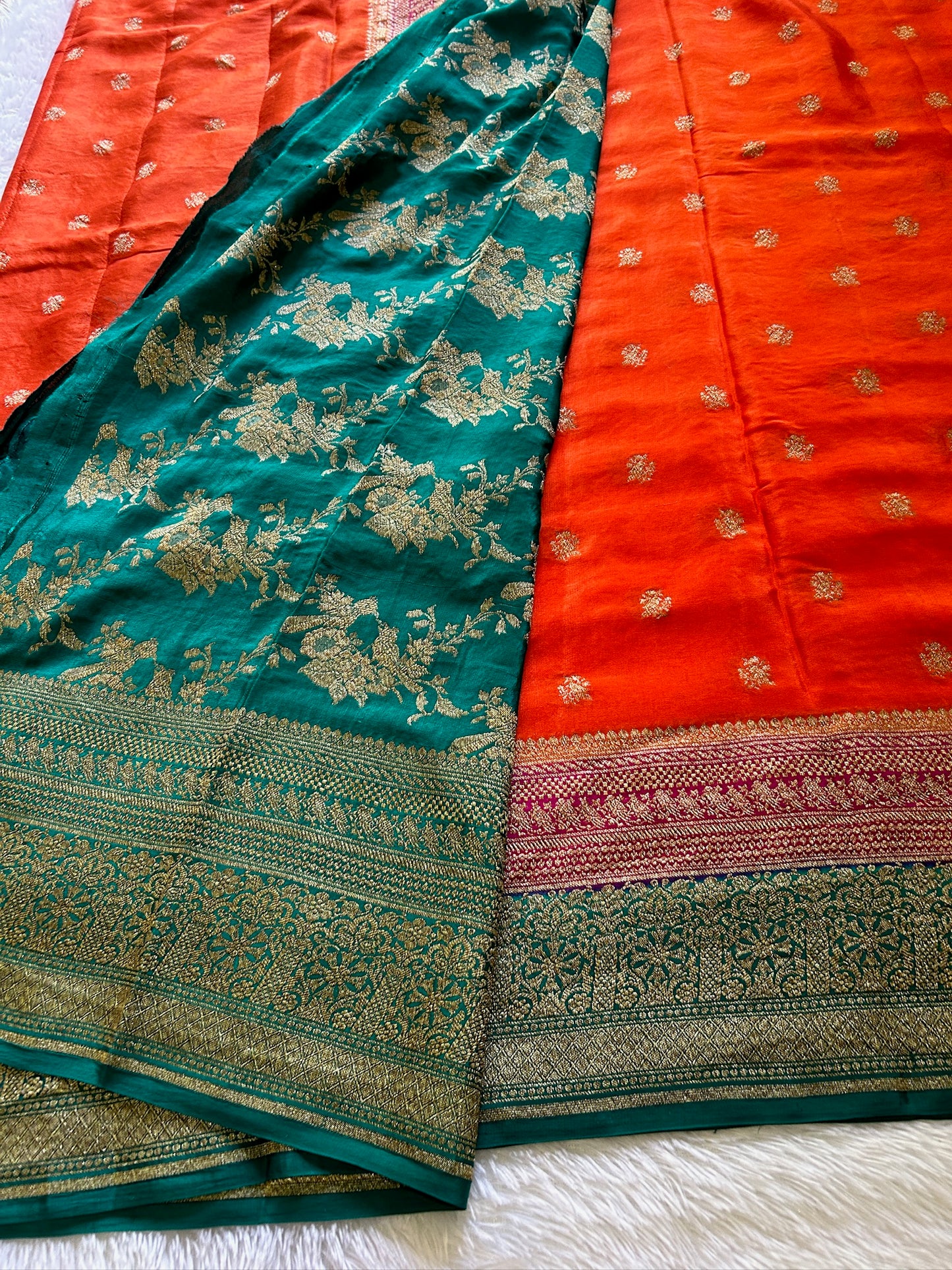 Trishika (3D) : Orange-pink-green