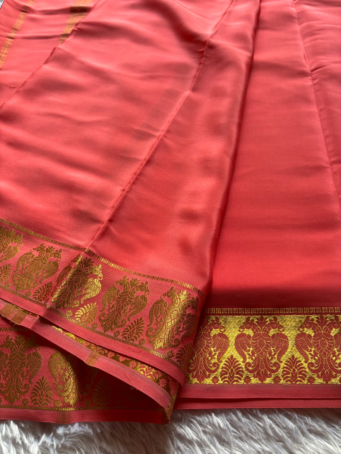Veera : Solid Coral pink