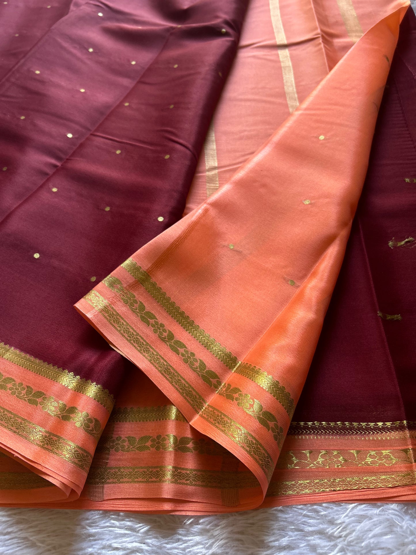 Anjali (2D) : Maroon-peach