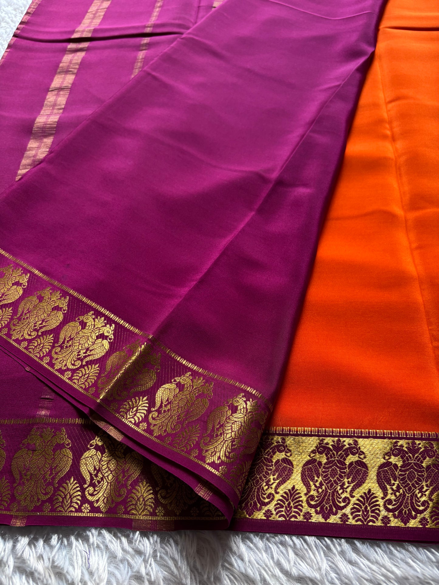 Veera (2D) : Orange-deep magenta