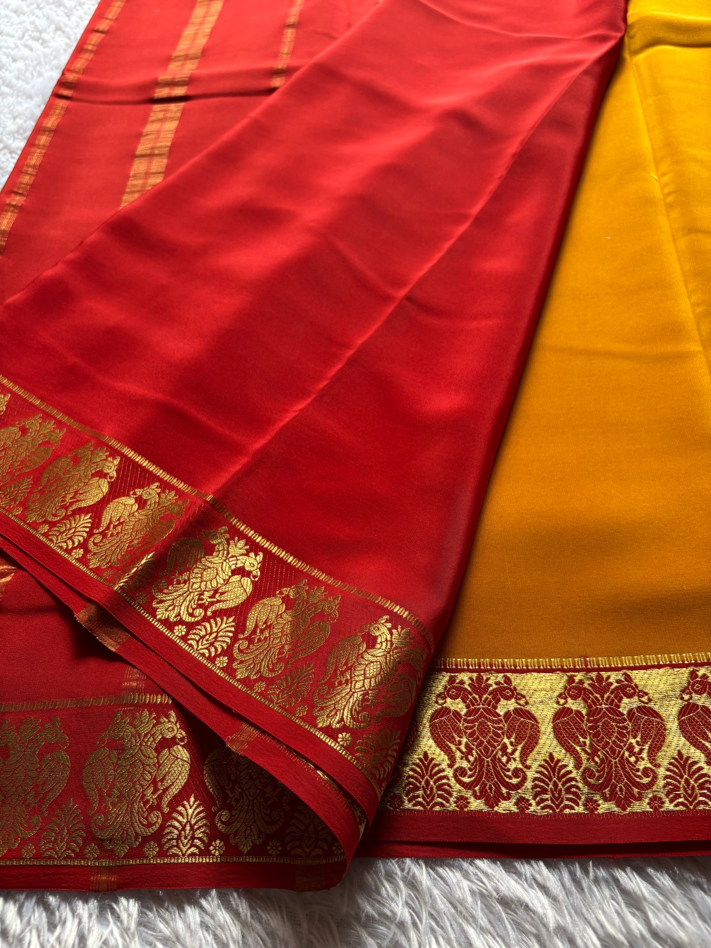 Veera (2D) : Golden yellow-red