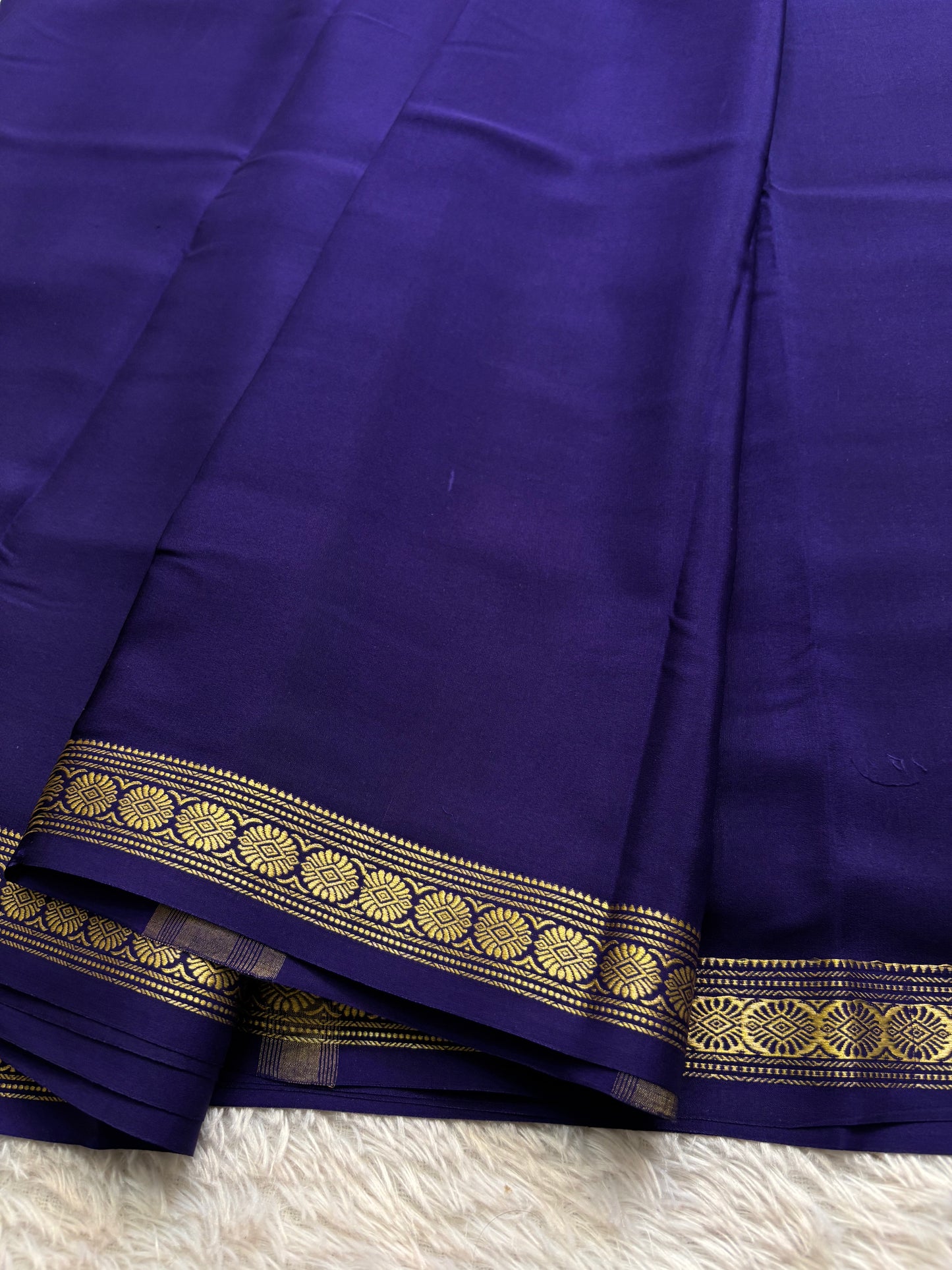 Chandrika : Solid Dark blue