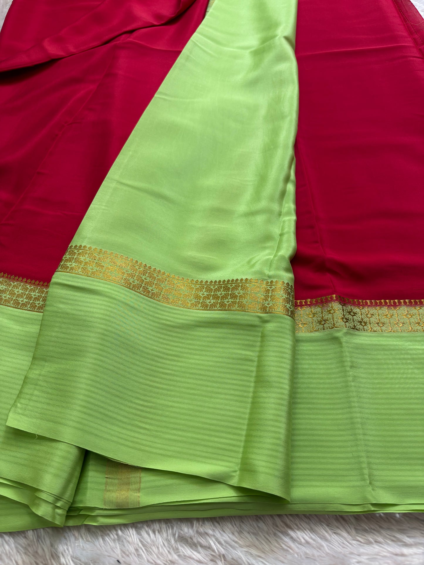 Nisarga (2D) : Dark red-pista green