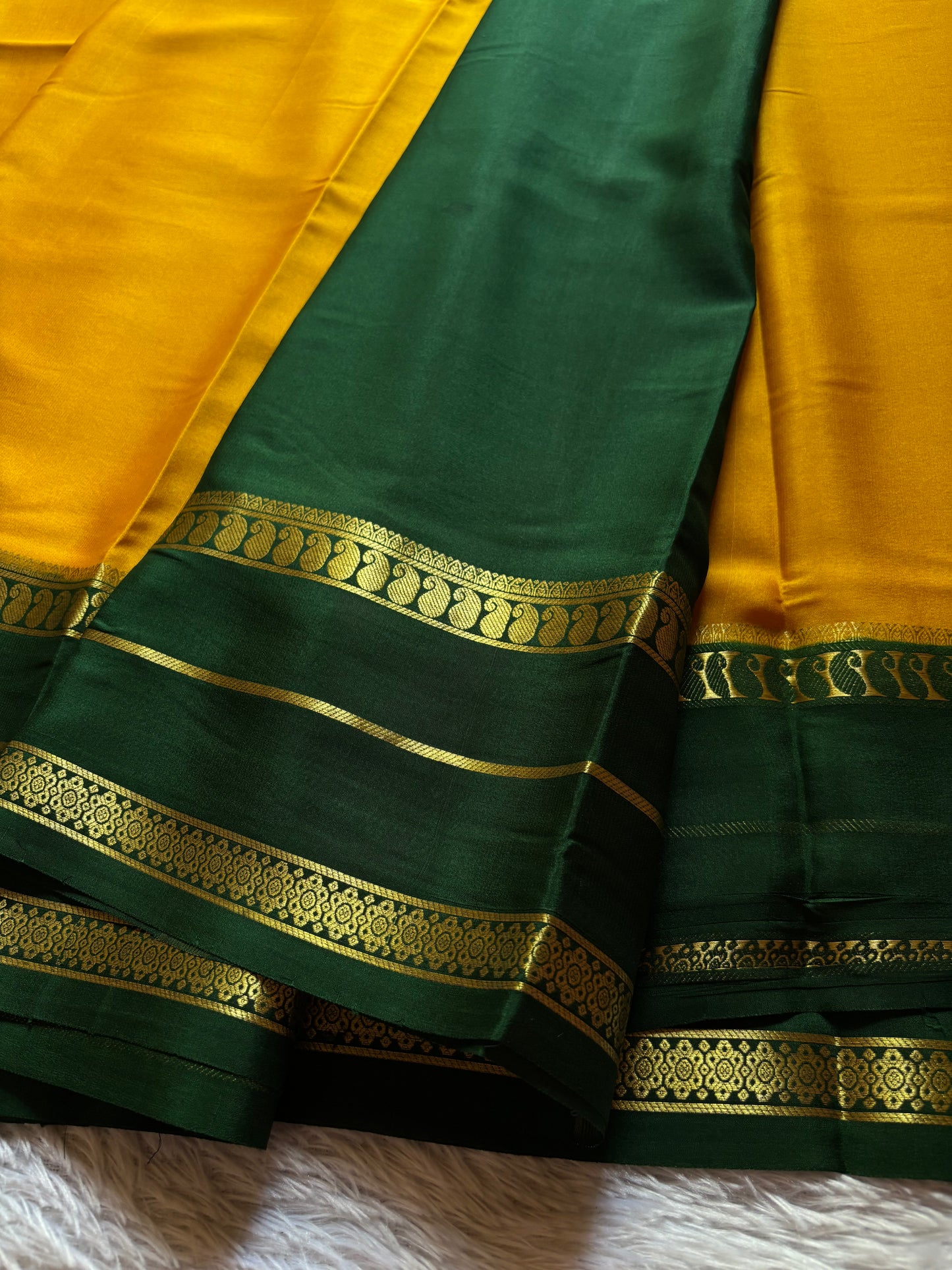 Malini (2D) : Golden yellow-bottle green