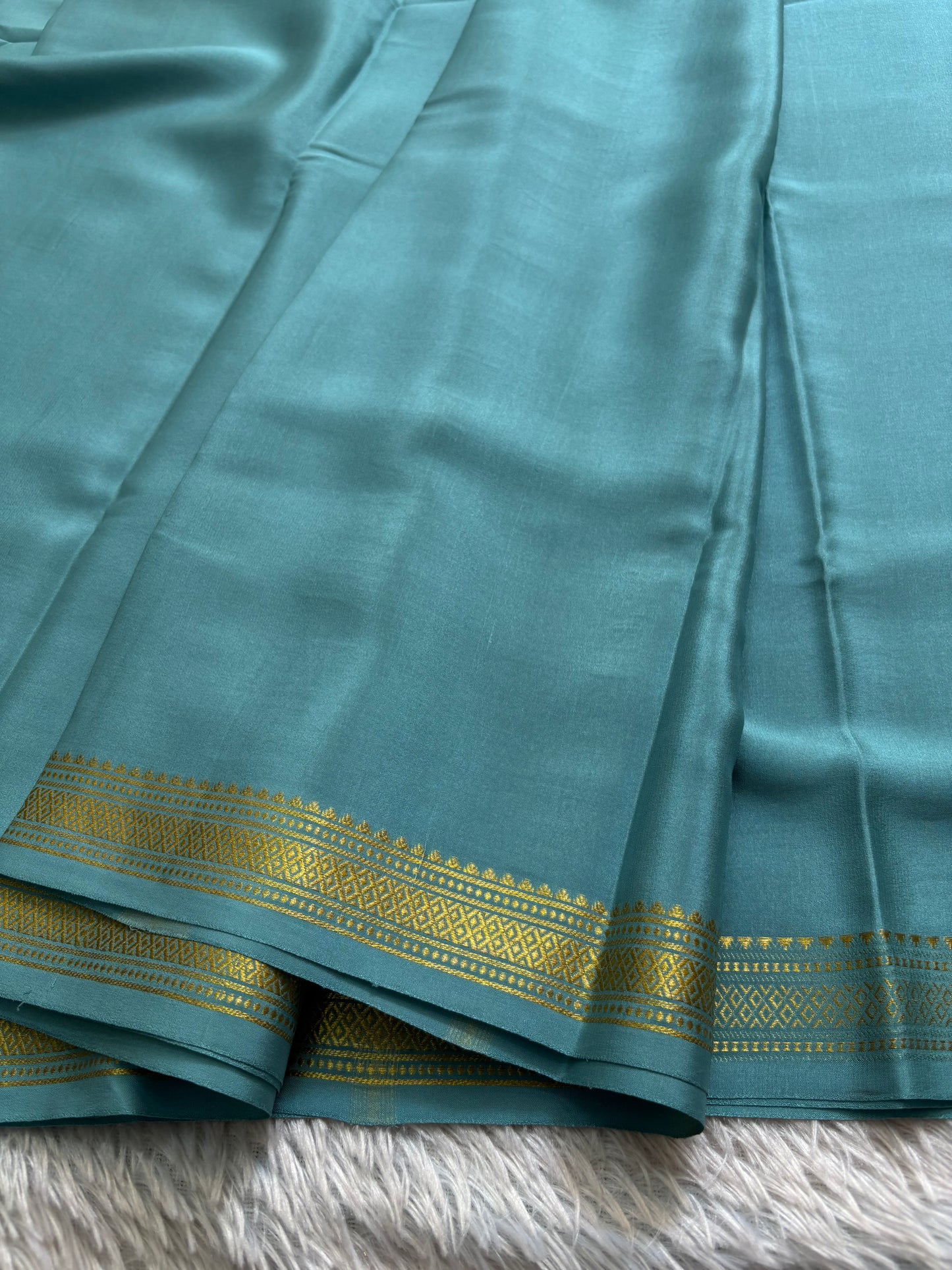 Preetha : Solid Sky blue