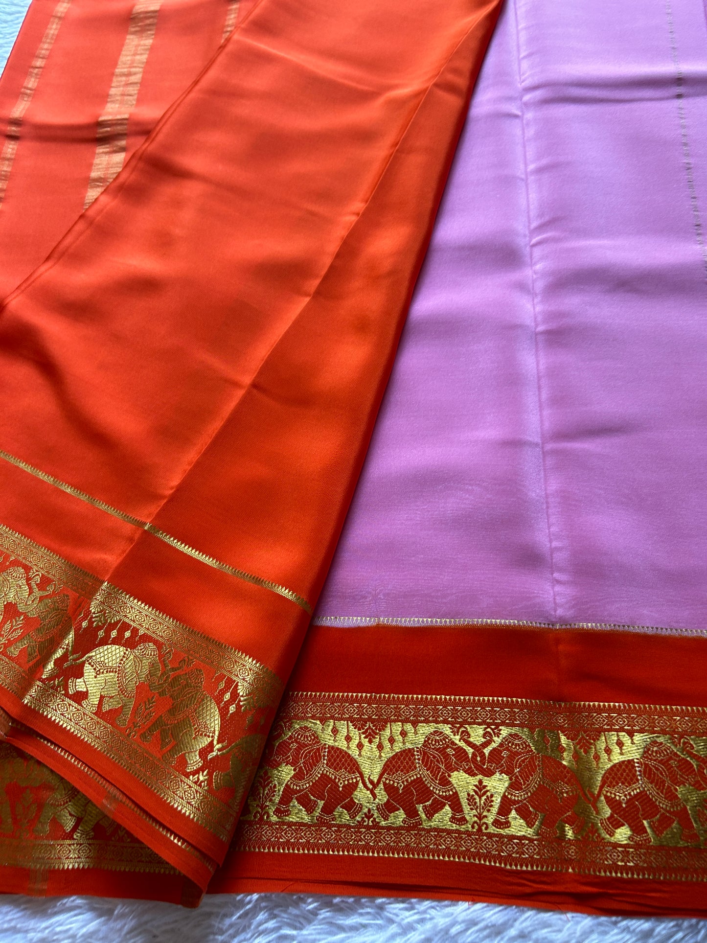 Gajanana (2D) : Lavender-orange