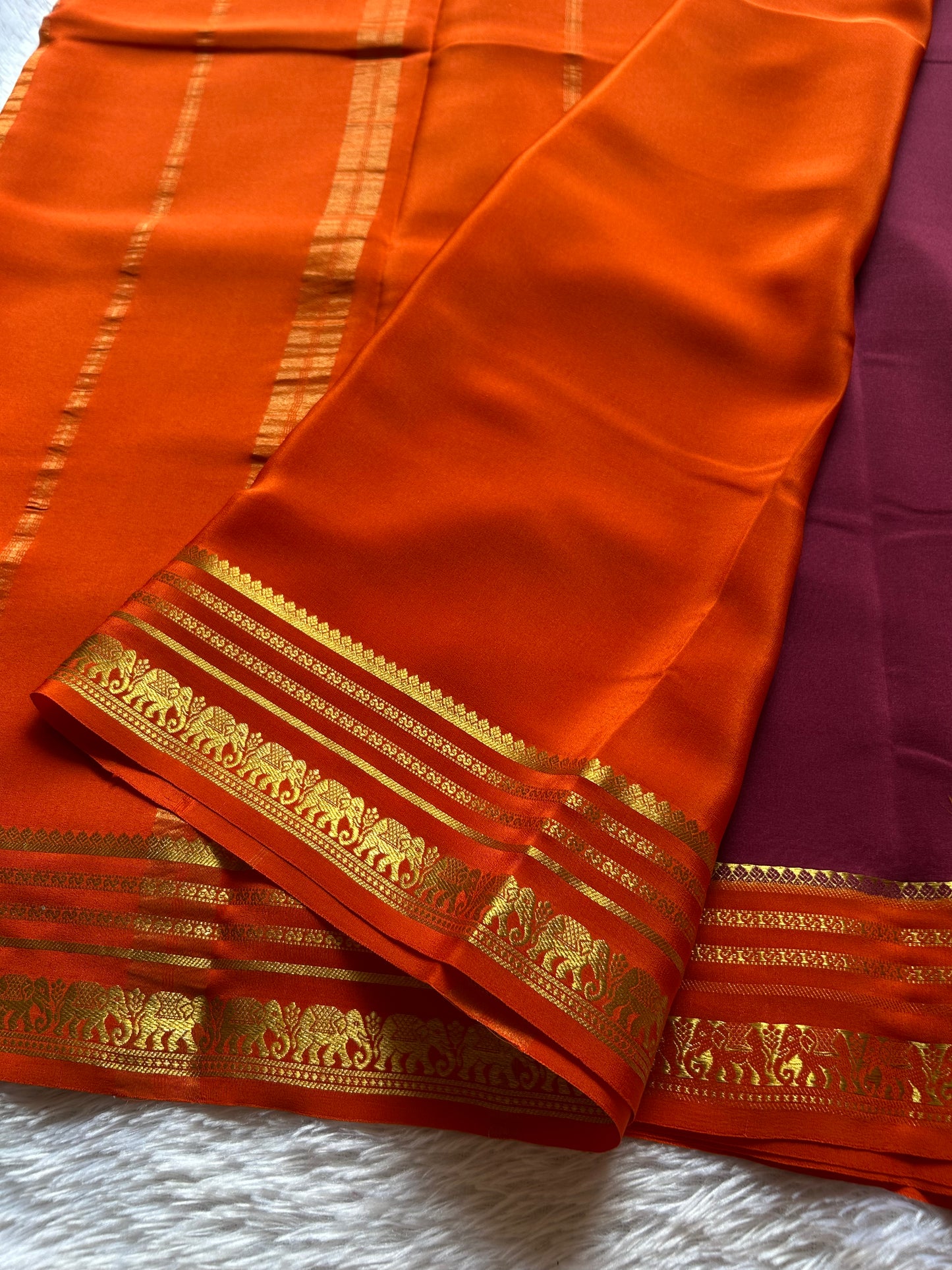 Eshwari (2D) : Maroon-orange