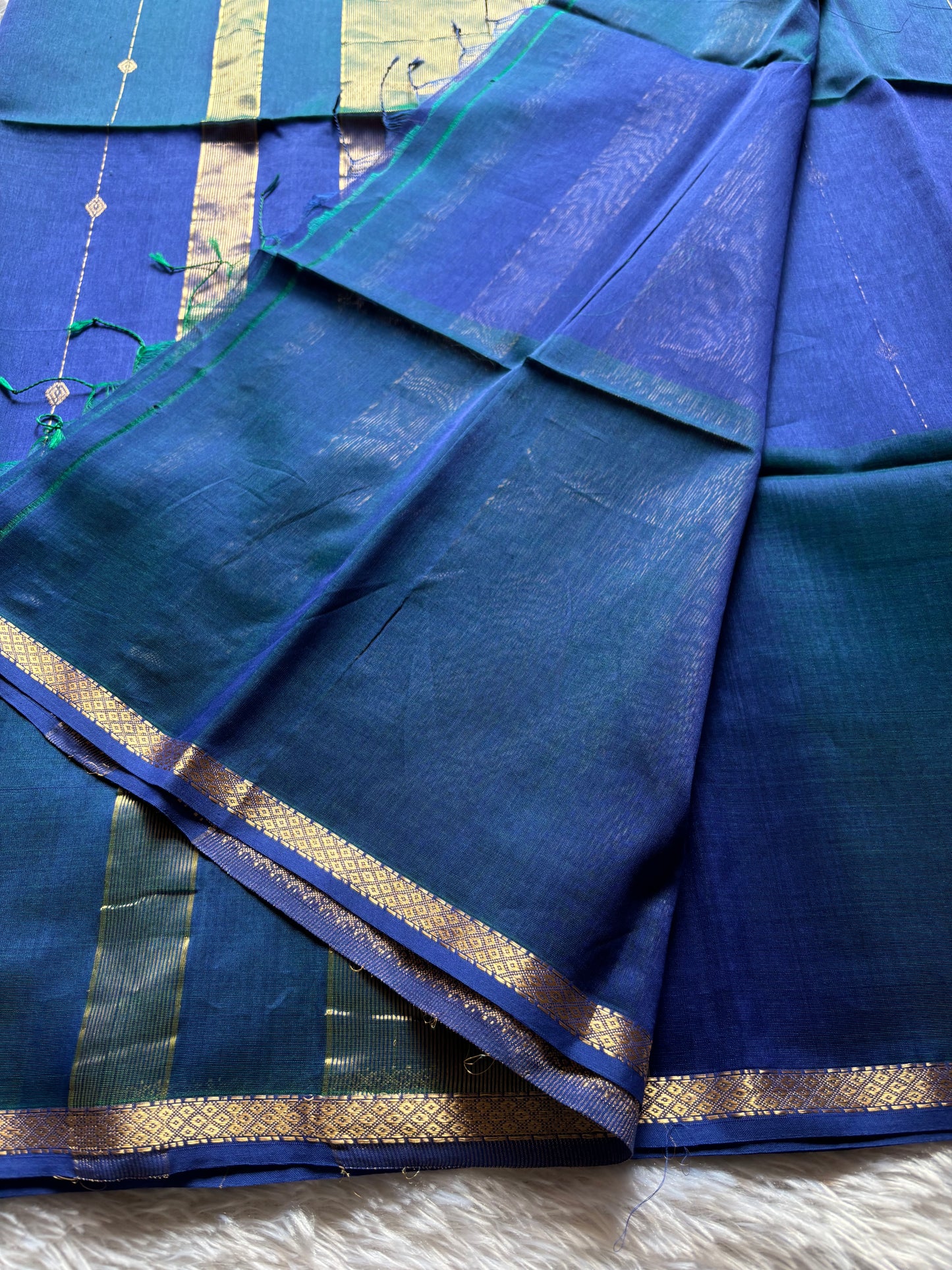 Chandini : Solid Dark blue