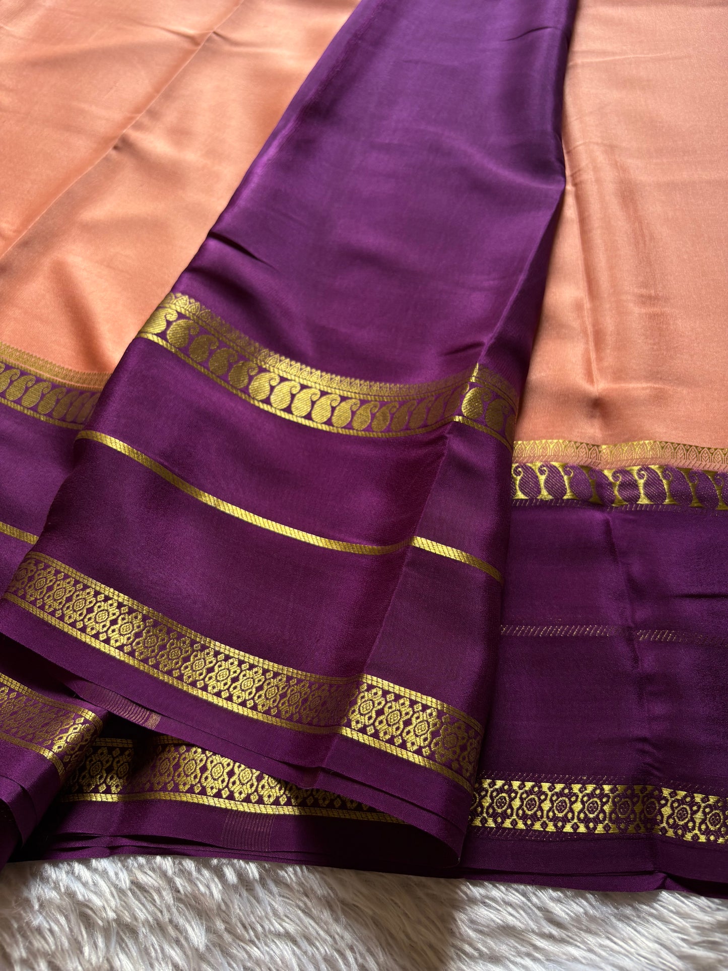 Malini (2D) : Peach-purple