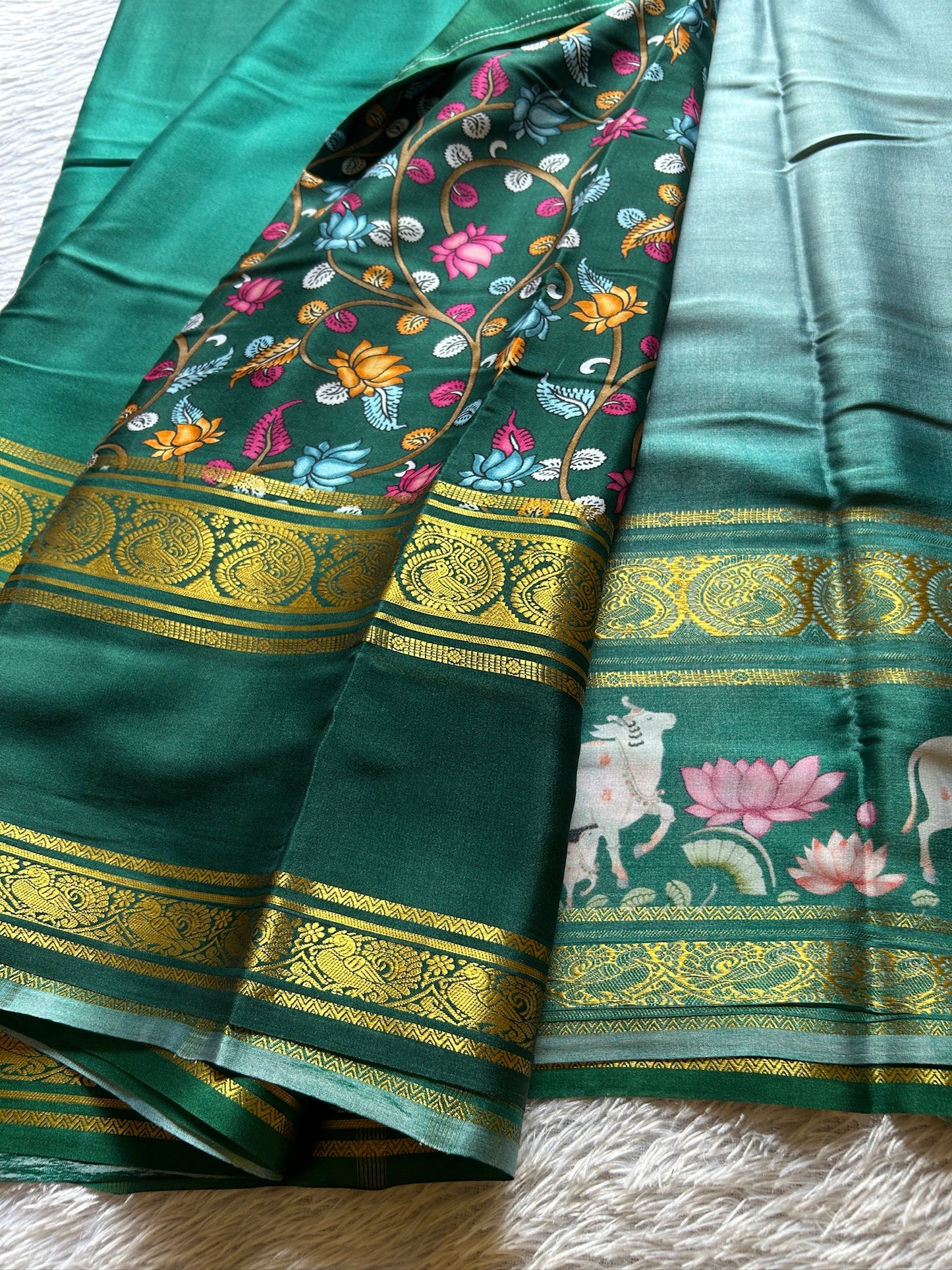 Kasturi : Solid Green