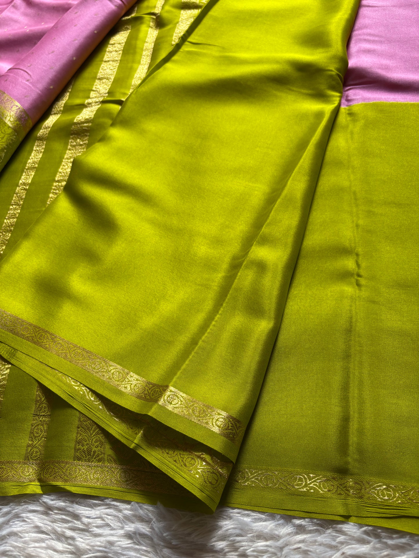 Asha (2D) : Baby pink-olive