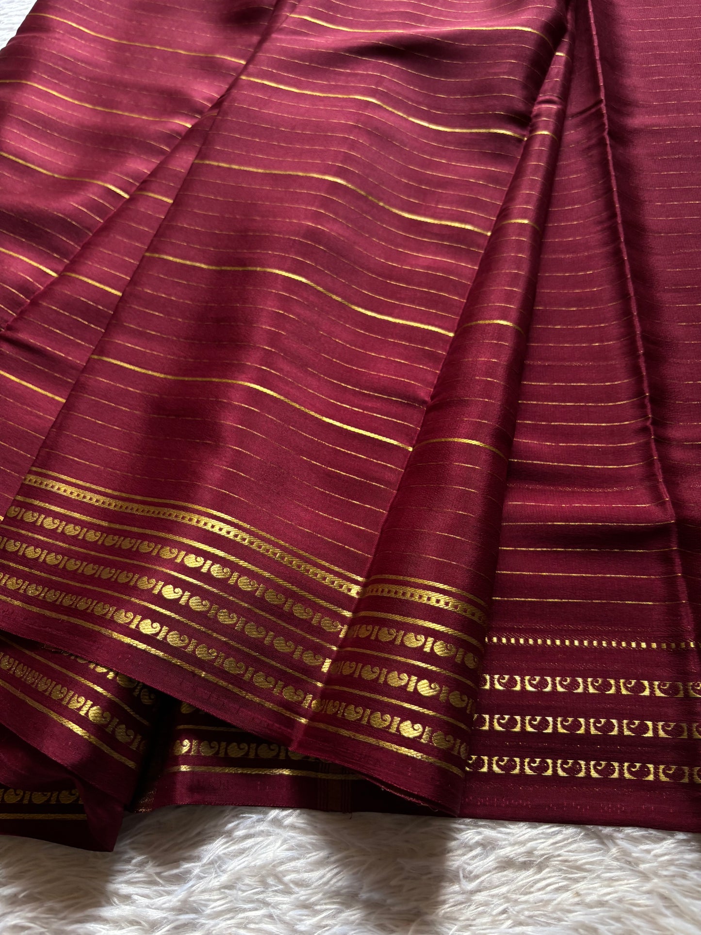 Meghana : Solid Maroon