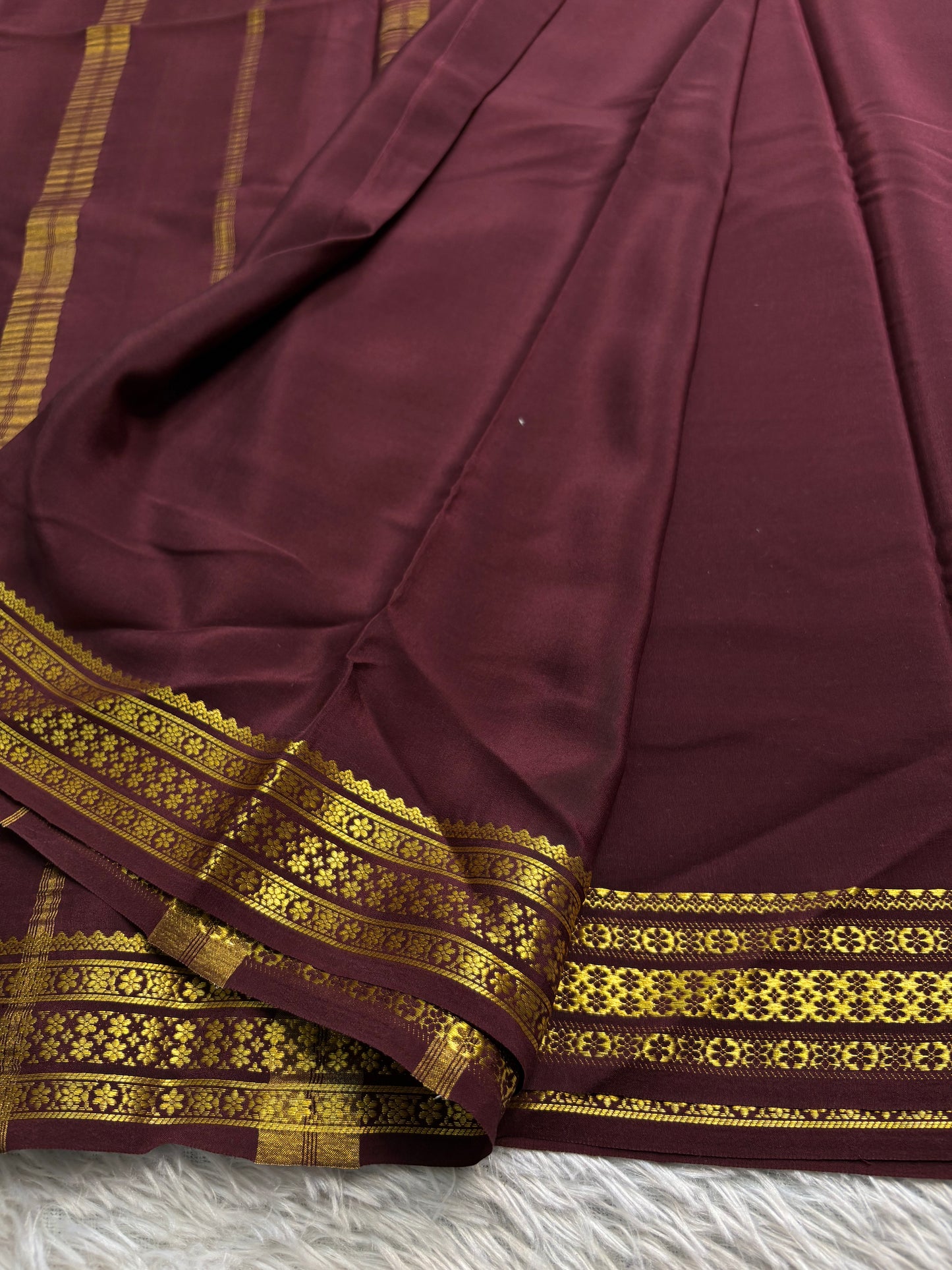 Chandana : Solid Chocolate brown