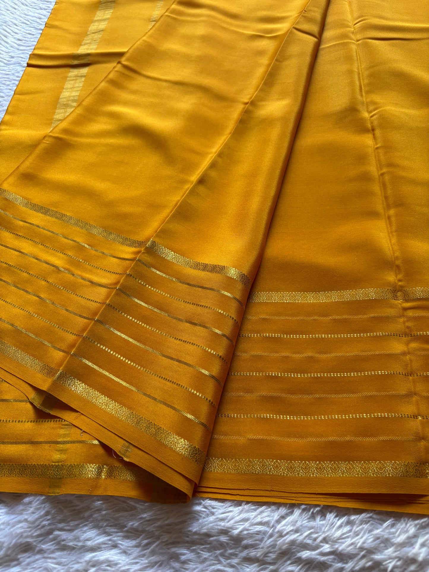 Navami : Solid Golden yellow