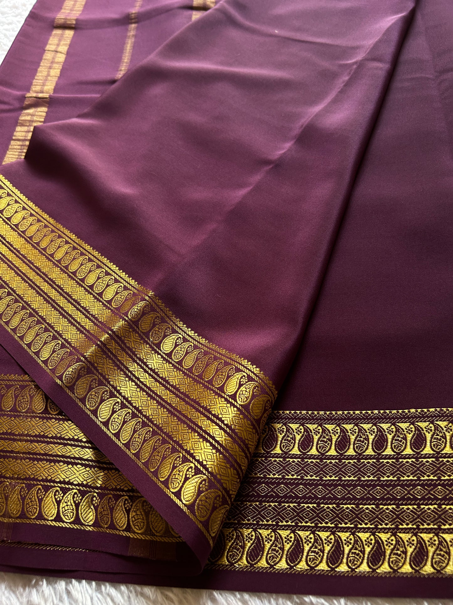 Maithili : Solid Deep wine