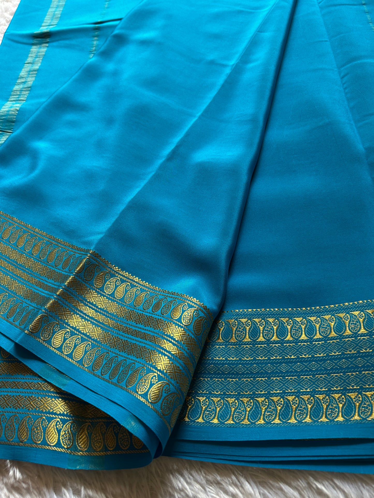 Maithili : Solid Ananda blue