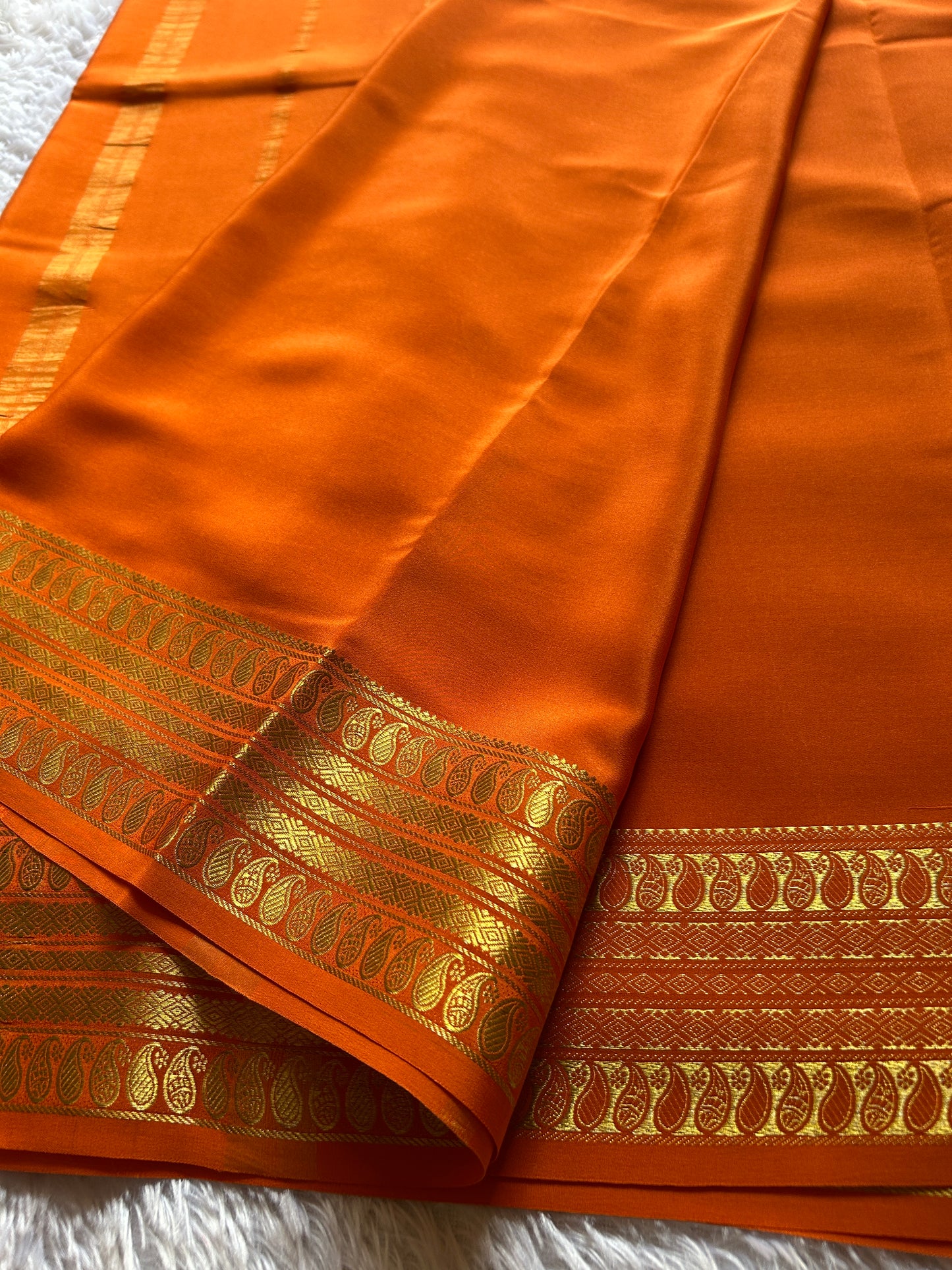 Maithili : Solid Orange