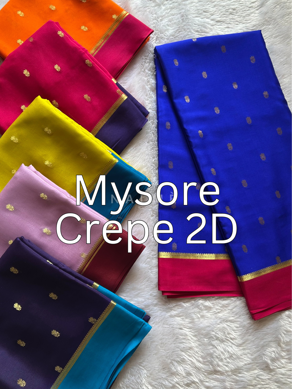 Mysore crepe contrast 2D