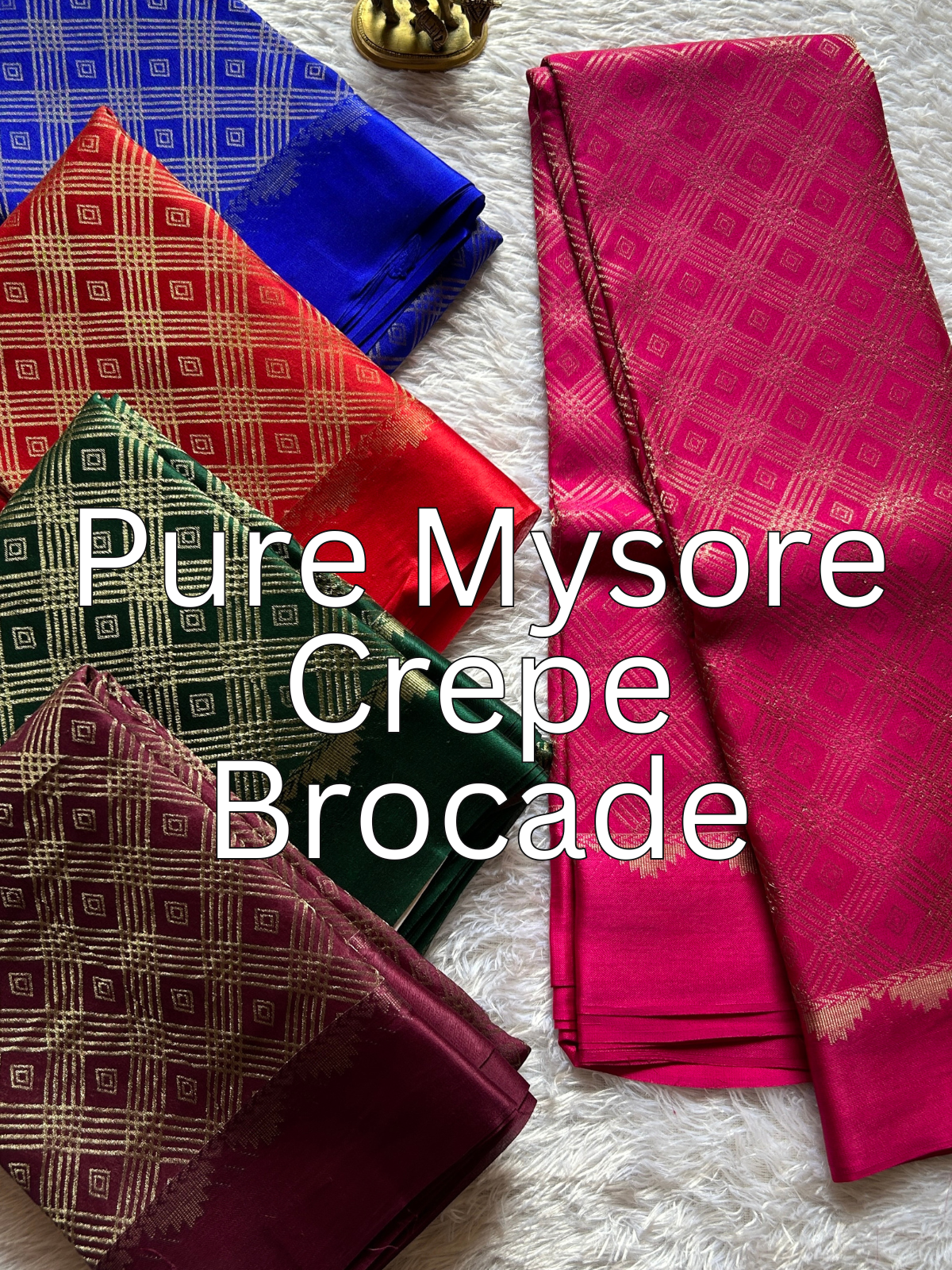 Pure Mysore Crepe Brocade