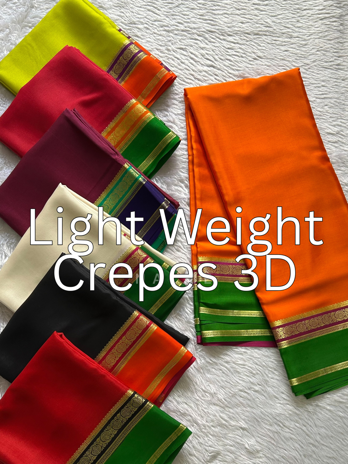 Light weight crepe 3D