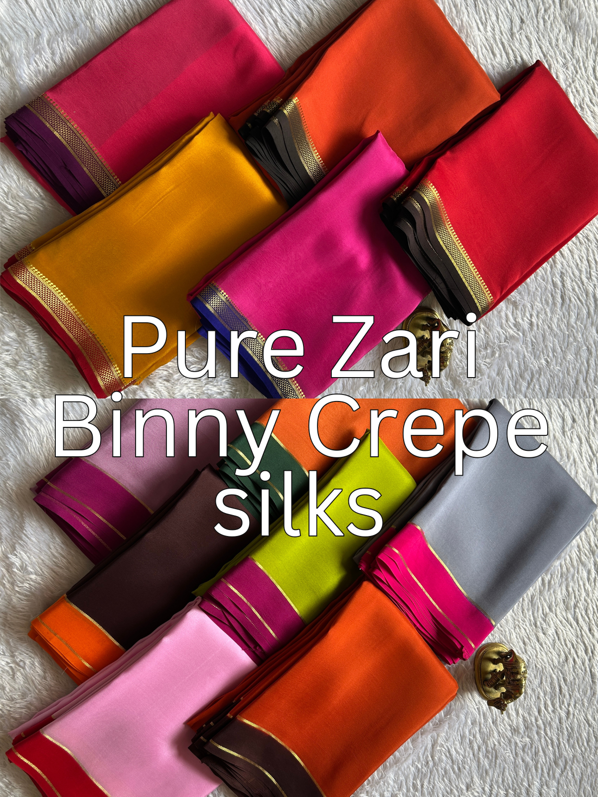 Pure Zari Binny Crepe Silks