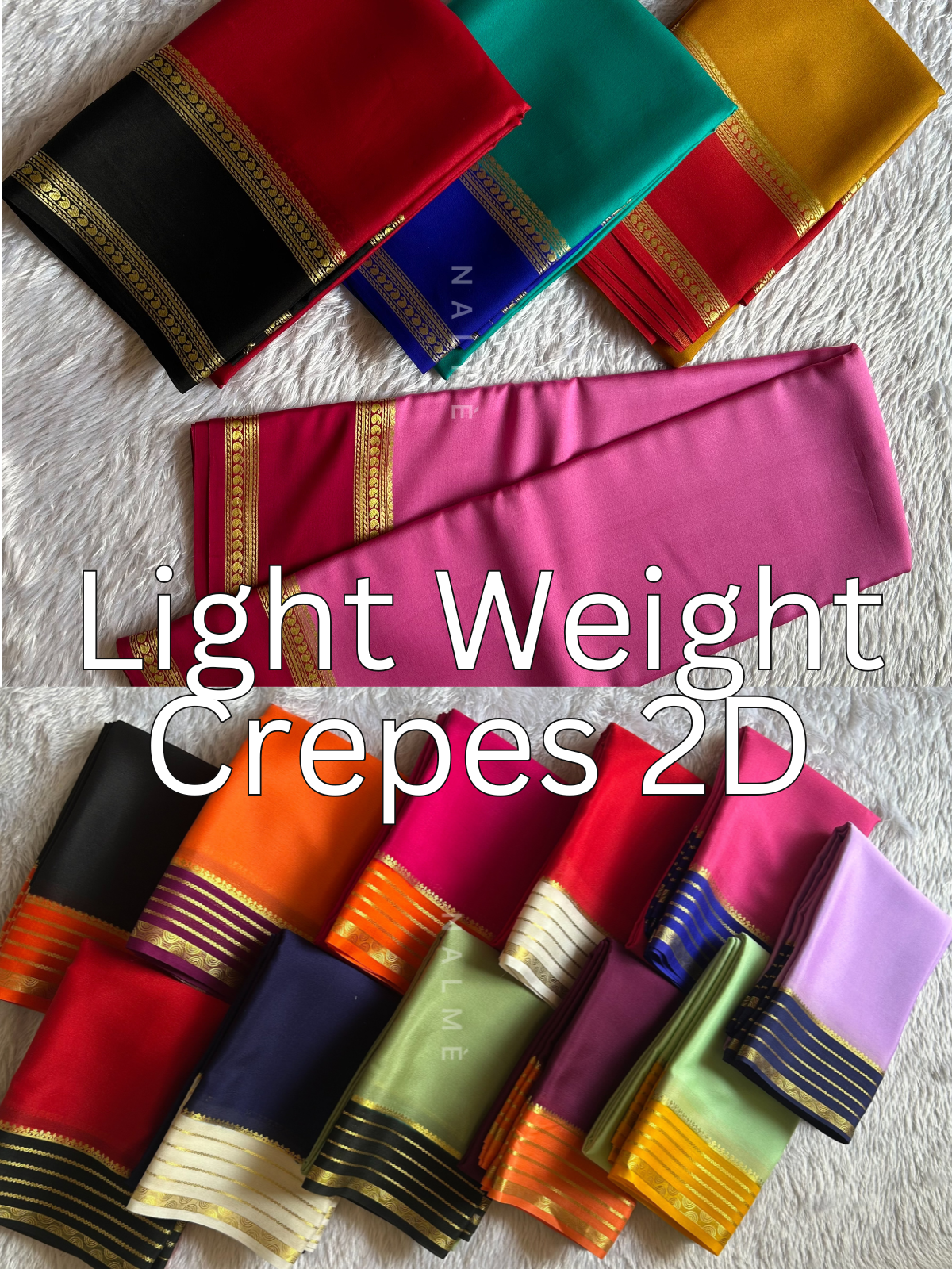 Pure crepe Light weight 2D