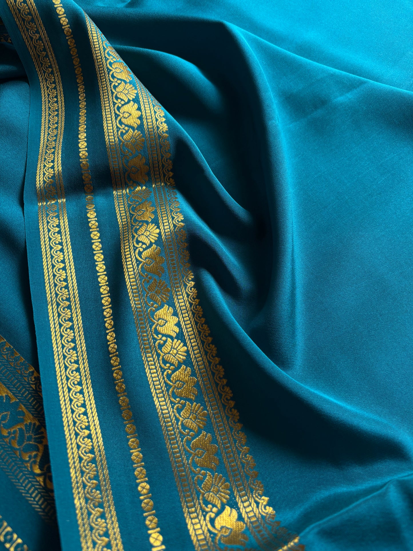 Padmaja : Teal Blue