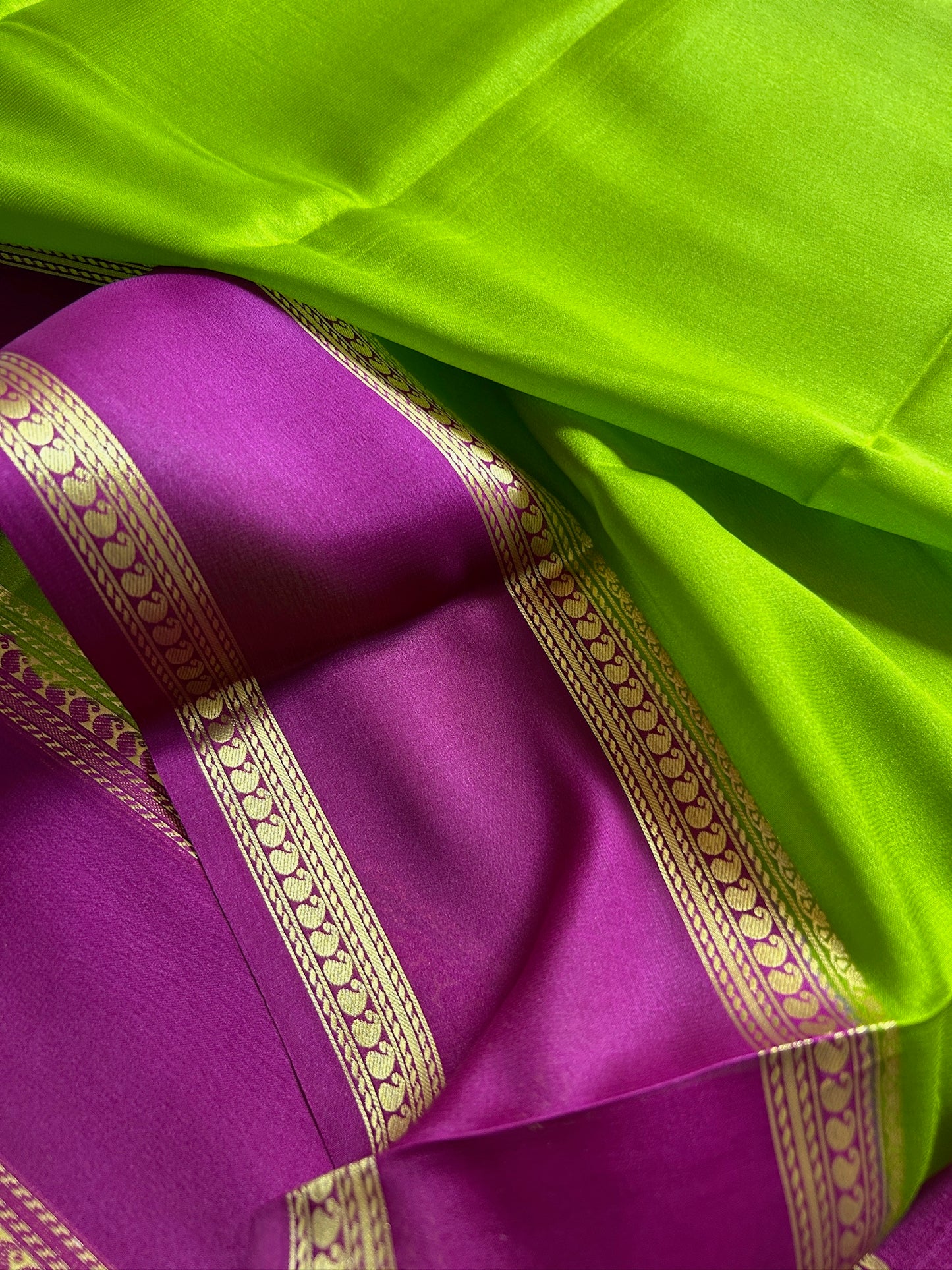 Malathi (2D) : Mehendi green-Plum
