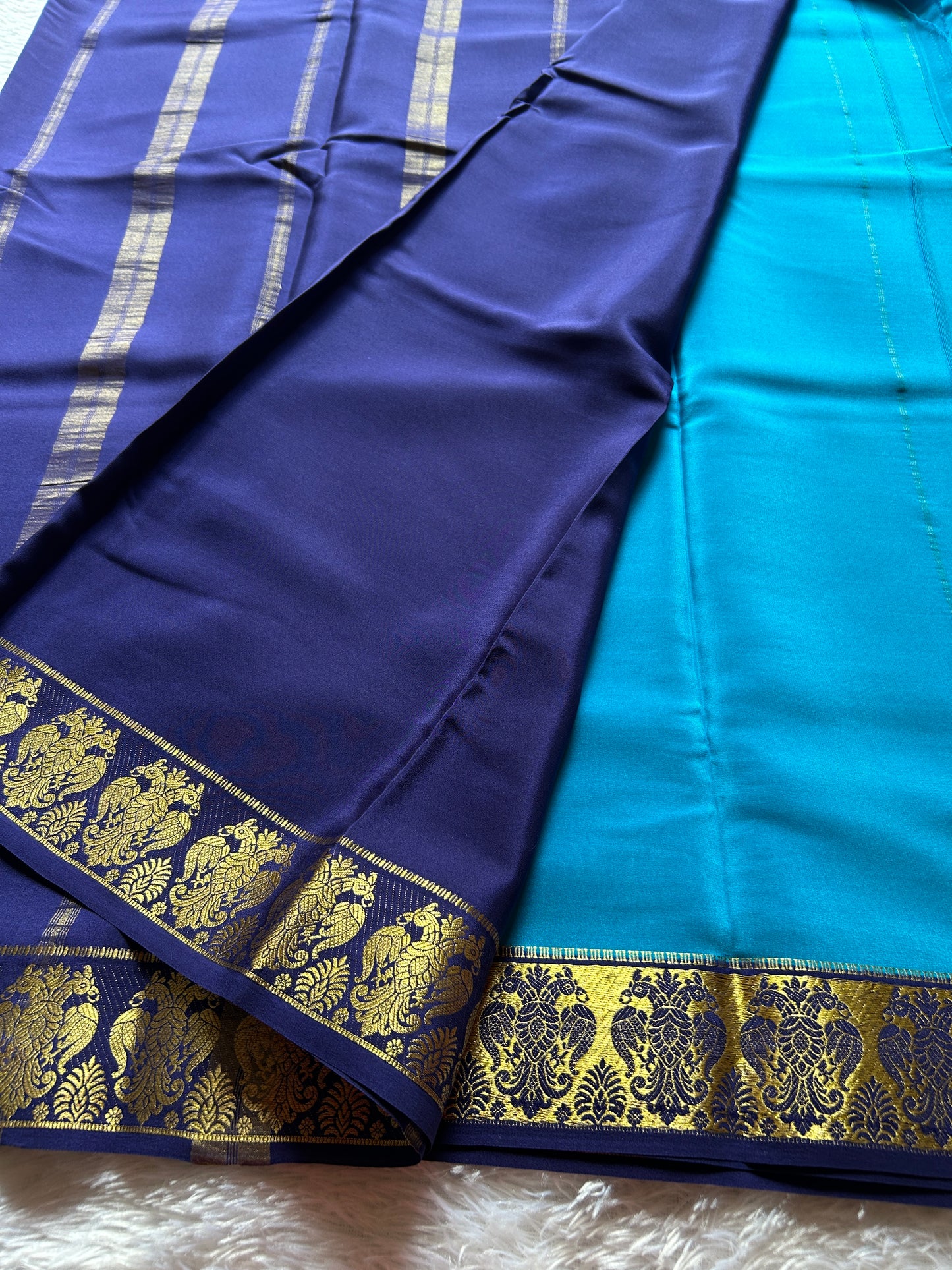 Veera (2D) : Ananda Blue-Dark Blue