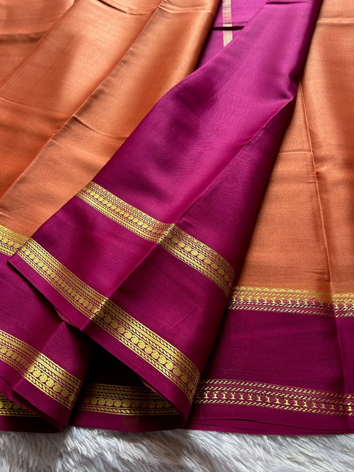 Malathi (2D): Dark peach - Pink