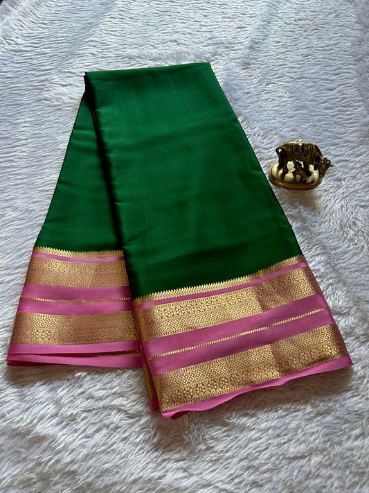 Raagini (2D) : Dark green-Light Pink
