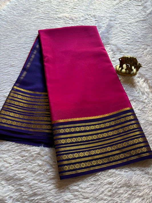 Parimala : Pink - Dark Blue