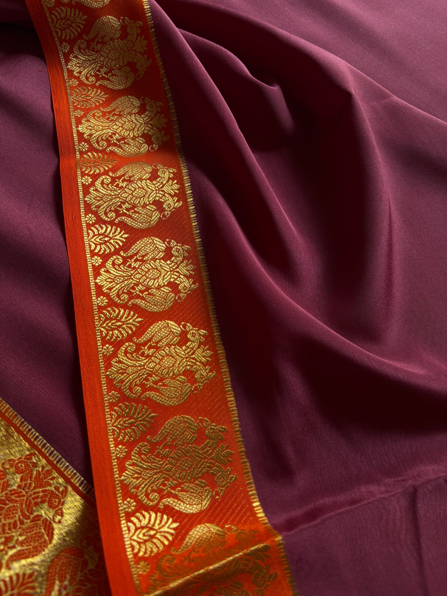 Veera : Maroon - Orange